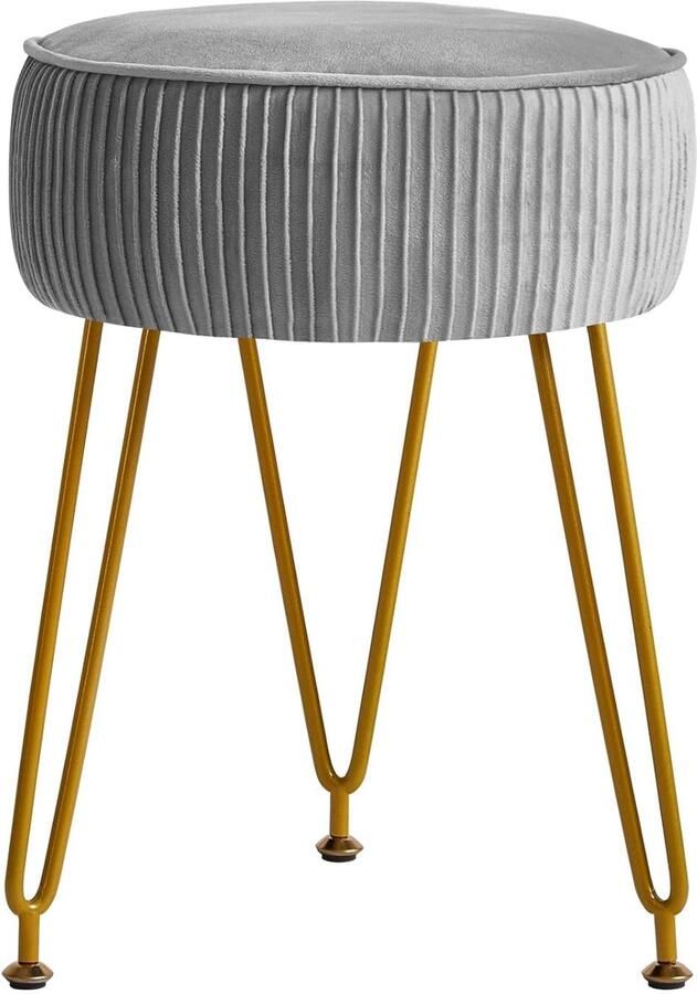 Fluwelen Kruk Comfortabel en Modern 1 stuk Kleuren 30x46 cm