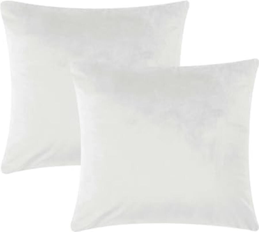Fluwelen kussenhoezen 45 x 45 cm 2 stuks decoratieve kussenslopen voor bank en slaapkamer