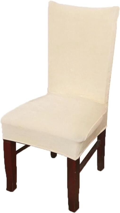 Fluwelen Stretch Stoelhoezen voor Eetkamerstoelen Luxe en Comfort