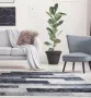 Flycarpets Burano Vintage Patchwork Vloerkleed 200x290cm Antraciet Grijs - Thumbnail 2