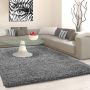 Flycarpets Candy Shaggy Vloerkleed 200x200cm Grijs Hoogpolig Vierkant - Thumbnail 2