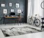 Flycarpets Carrara Modern Vloerkleed Marmer Design Grijs Afmeting: 200x290 cm - Thumbnail 2