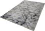 Flycarpets Carrara Modern Vloerkleed Marmer Design Grijs Goud Afmeting: 160x230 cm - Thumbnail 2