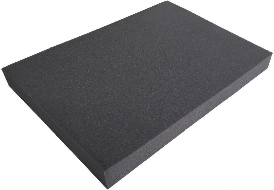 Foam mat seat cushion with multifunctional filling for chair seat 50 x 35 x 4.5 cm Made in Germany (Quantity: 1)