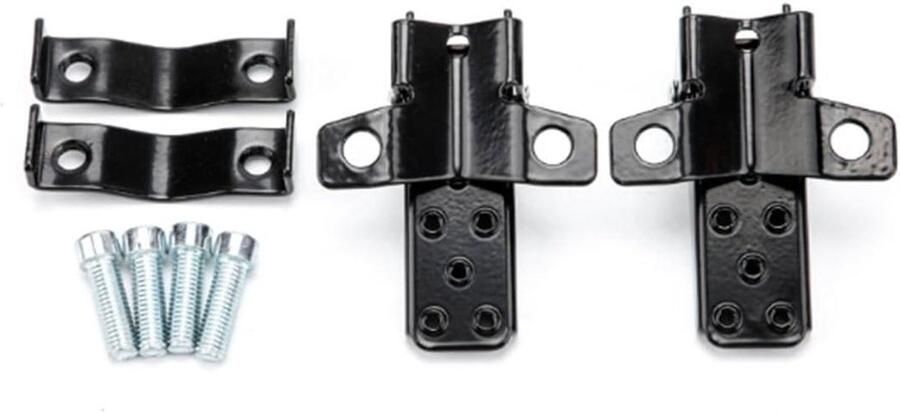 Folding Universal Motorcycle Footrests Black Stylish Bicycle Footrests