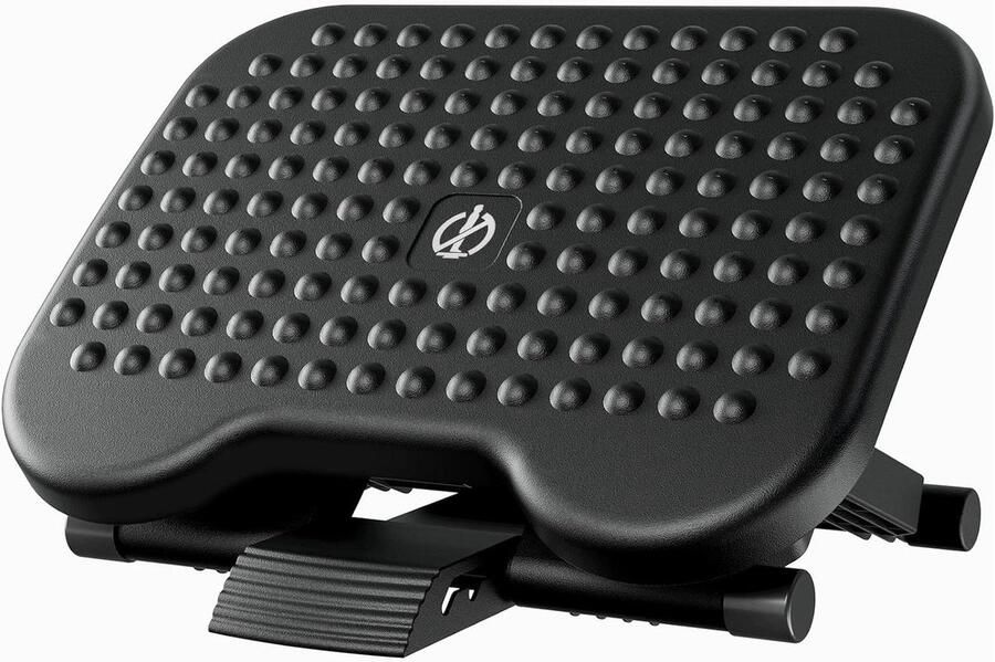 Nieuwe titel:Footrests Desk 3 Height Adjustable Angle Adjustable Non-Slip Footrest for Office Home Travel by HUAUO