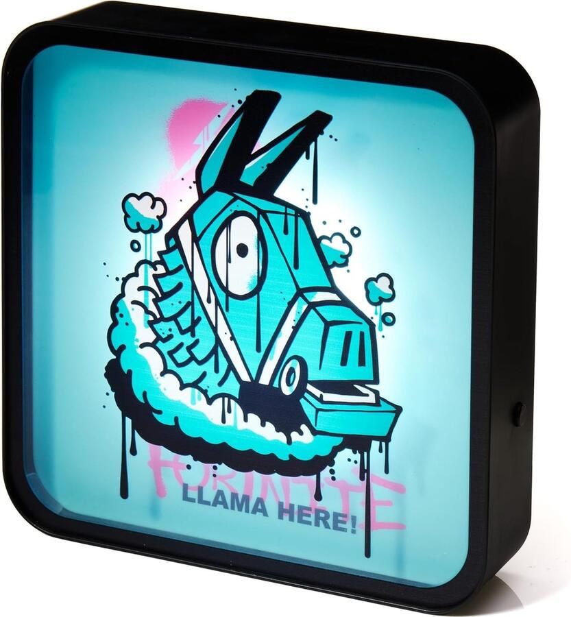 Fortnite Acryl LED Light Box Lamp Fortnite Lama Bureau of Wandmontage 8 7 inch