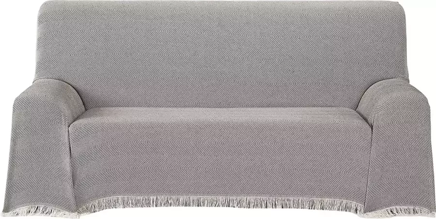 Foulard multifunctionele bankhoes 80% katoen 20% polyester bruin 130 x 180 cm