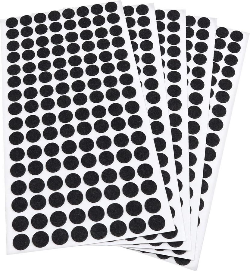 Zelfklevende Viltglijders Grijs 40 Stuks 50x50 mm Vierkant Dikte 35 mm Meubel- en vloerbescherming - Foto 4