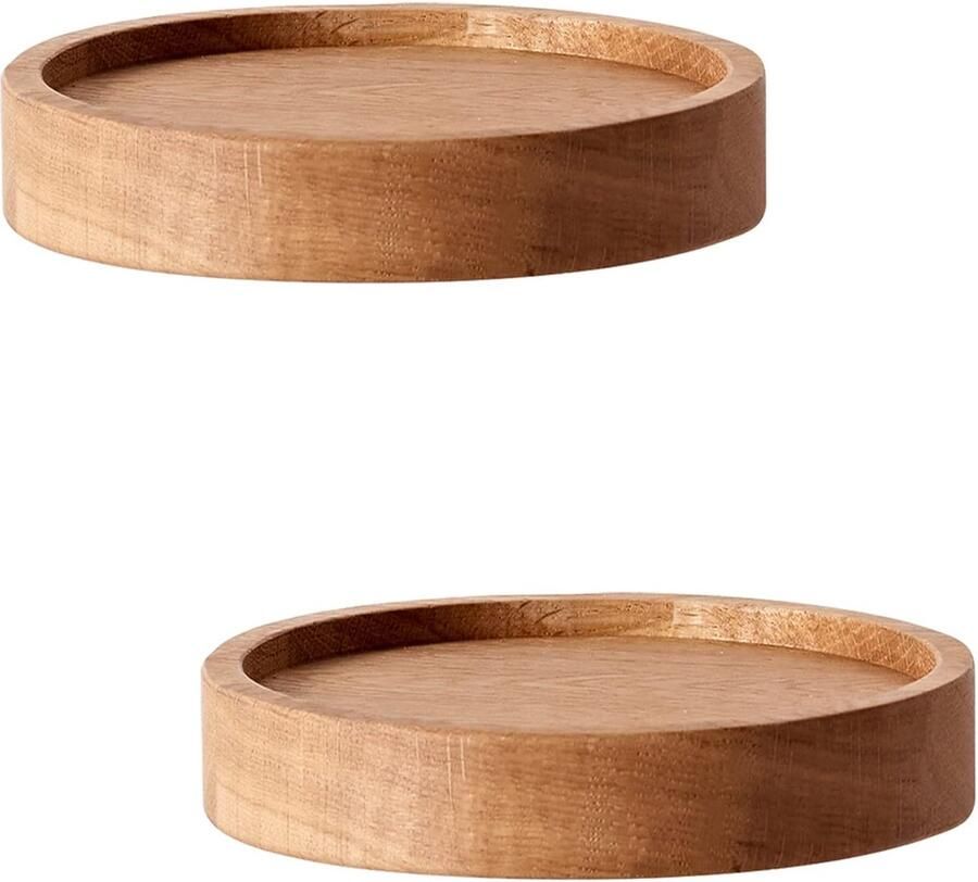 Functioneel Wandrek Eikenhout Set van 2 15 cm