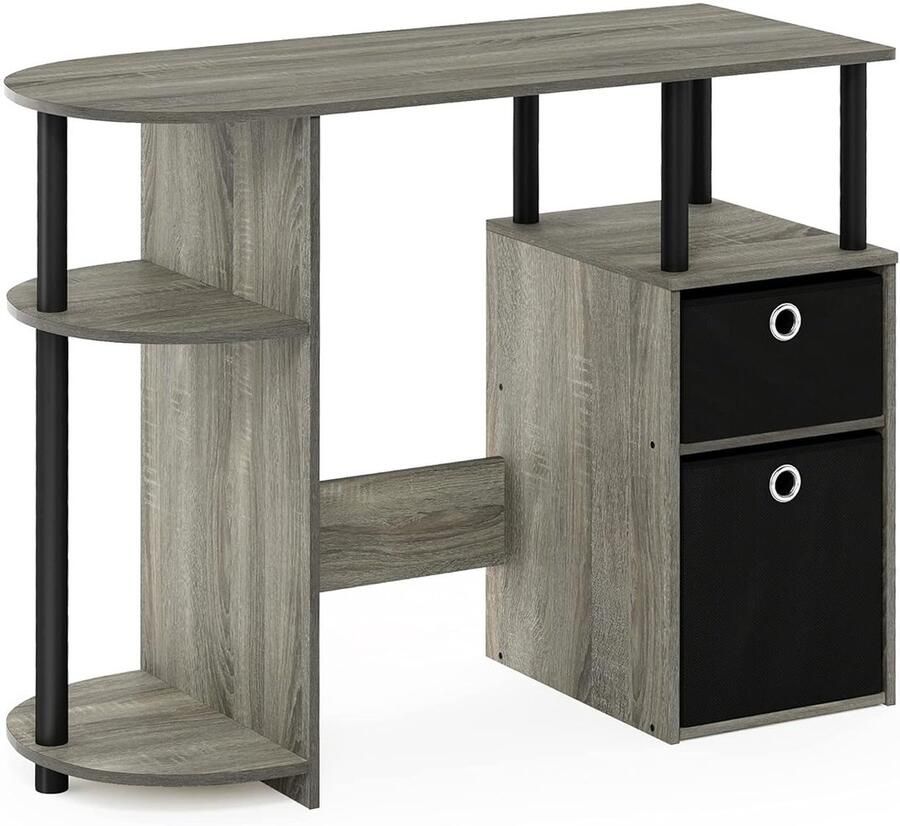 Functionele computerbureau stijlvol en compact 1 stuk composiet hout