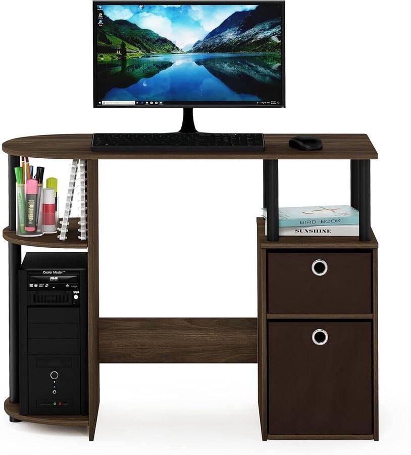 Functionele computerbureau stijlvol ontwerp 1 stuk composiet hout