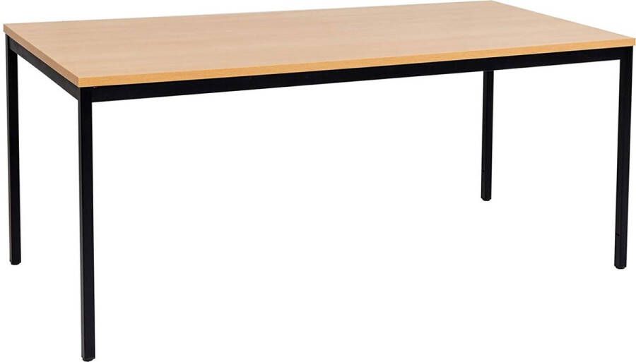 Furni24 Multifunctionele tafel 180 x 80 cm Computertafel Werktafel Bureau Eettafel in decor saffier eiken antraciet - Foto 3