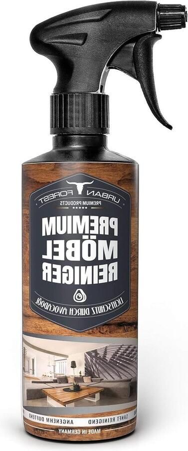 Furniture Care Cleaner for Furniture Paint Surfaces Plastic Surfaces Faux Leather Natural and Artificial Stones Leather Surfaces Urban Forest 500 ml meubelreiniger