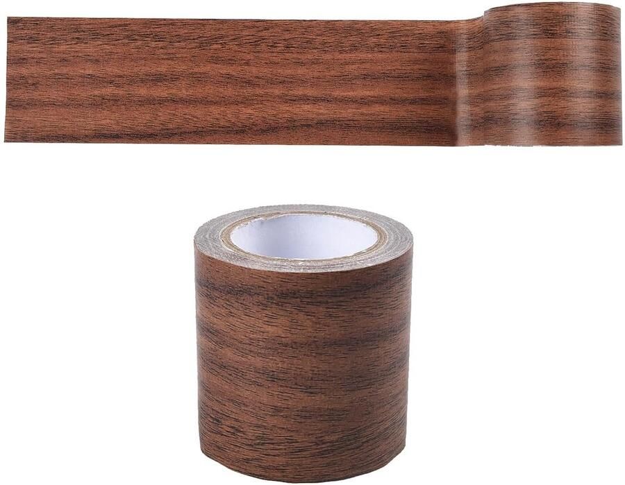 Furniture Tape Floor Repair Wood Effect Adhesive Tape voor het Repareren van Meubeldeuren Vloeren Tafels en Stoelen (Donkerbruin)