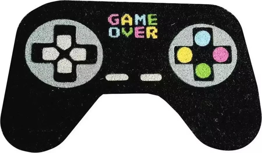 Game over controller deurmat vloerkleed gamen kokosvezel mat. Voor de echte gamers een must have
