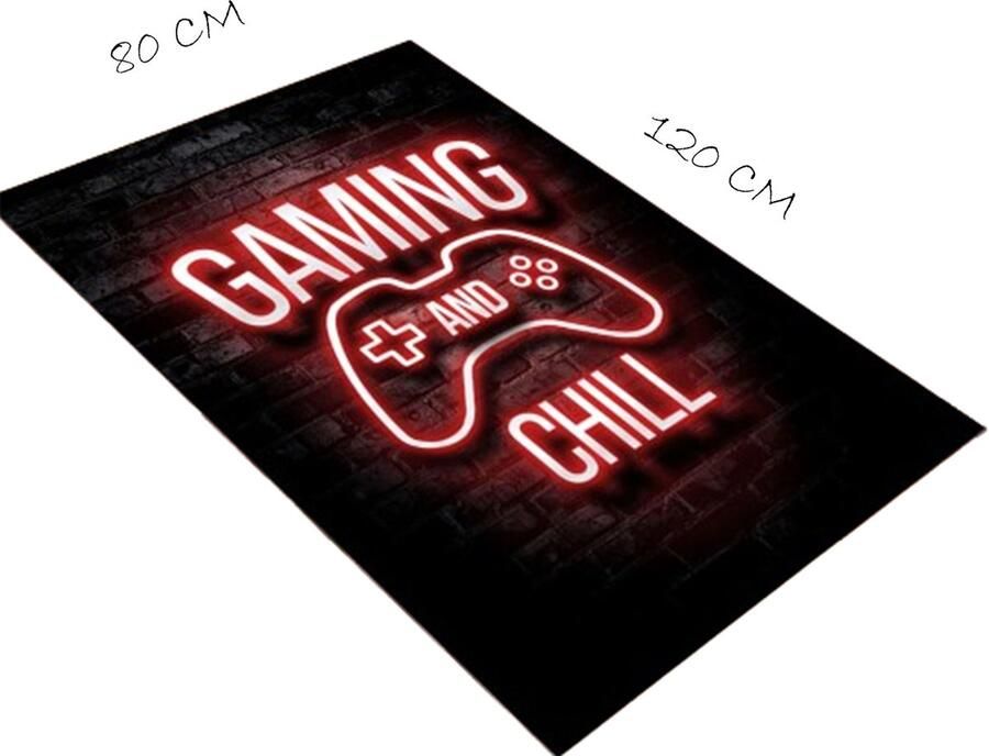 Game kamer mat Computer PRO Games Tapijt Gaming and chill Leuke tekst Decoratie spel lounge