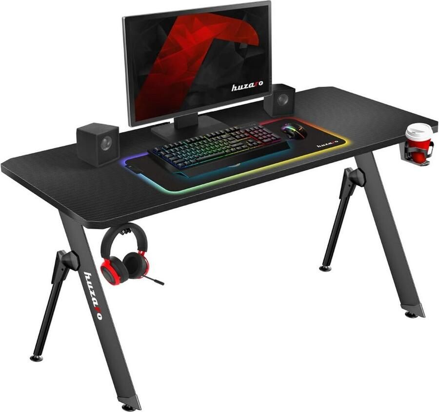 Huzaro Hero 2.8 Gaming Bureau Zwart - Foto 2