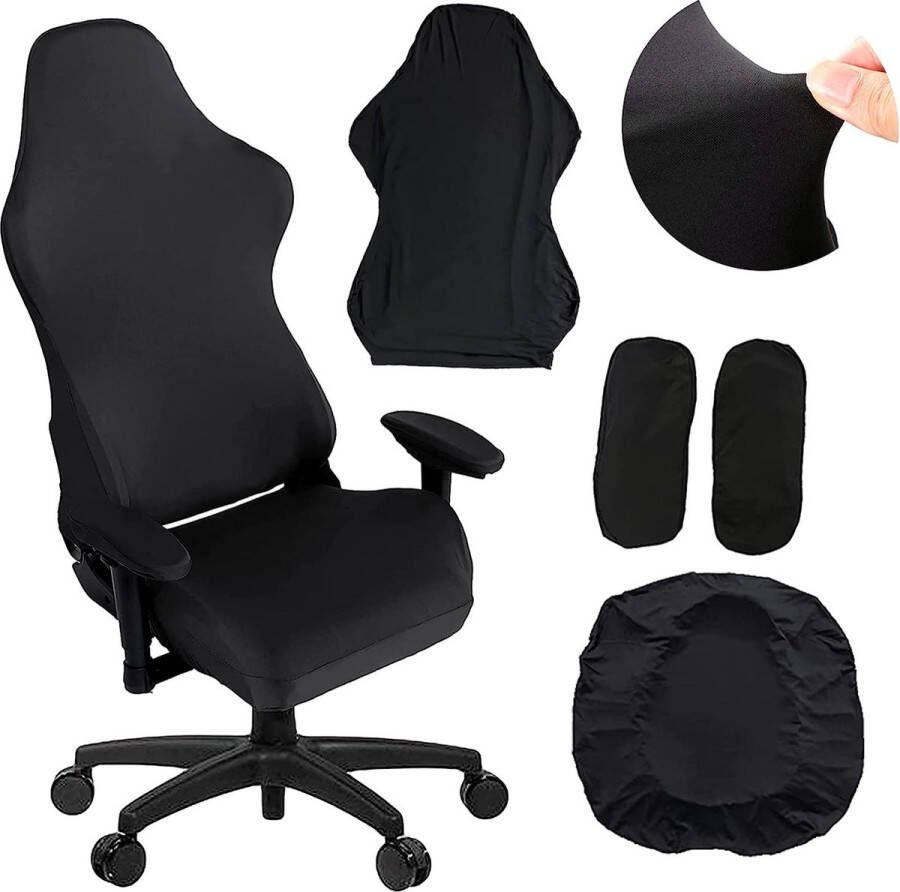 Gaming stoel cover gamingsthuhl 4 stuks bureaustoel met armleuningen stoel rug bekleding stoelbekleding bureaustoel voor computerstoelen dx racing pc stoelbekleding stoel-geen stoel