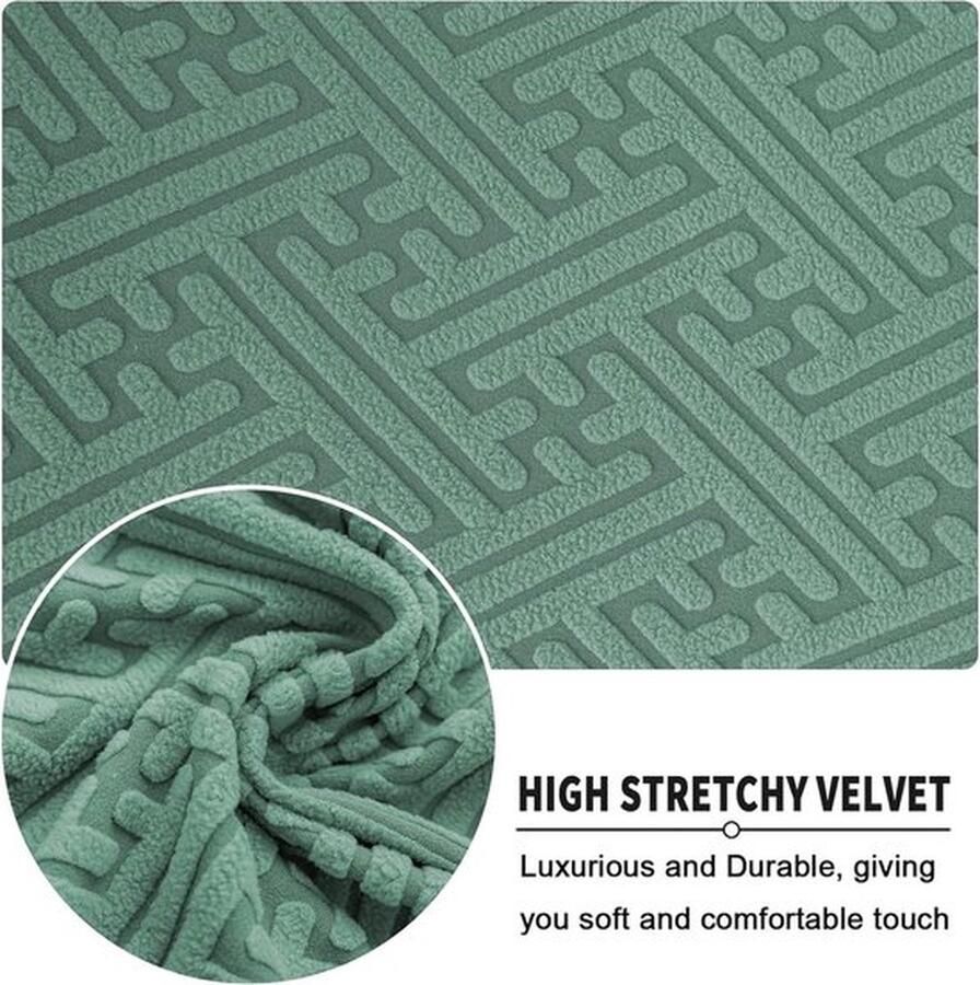 Gaming stoelhoezen 4 stuks bureaustoel draaistoel overtrek met armleuningen stoelrug rekbare stoelhoezen voor computer-gamestoel racing-stijl bureaustoel zonder stoel groen