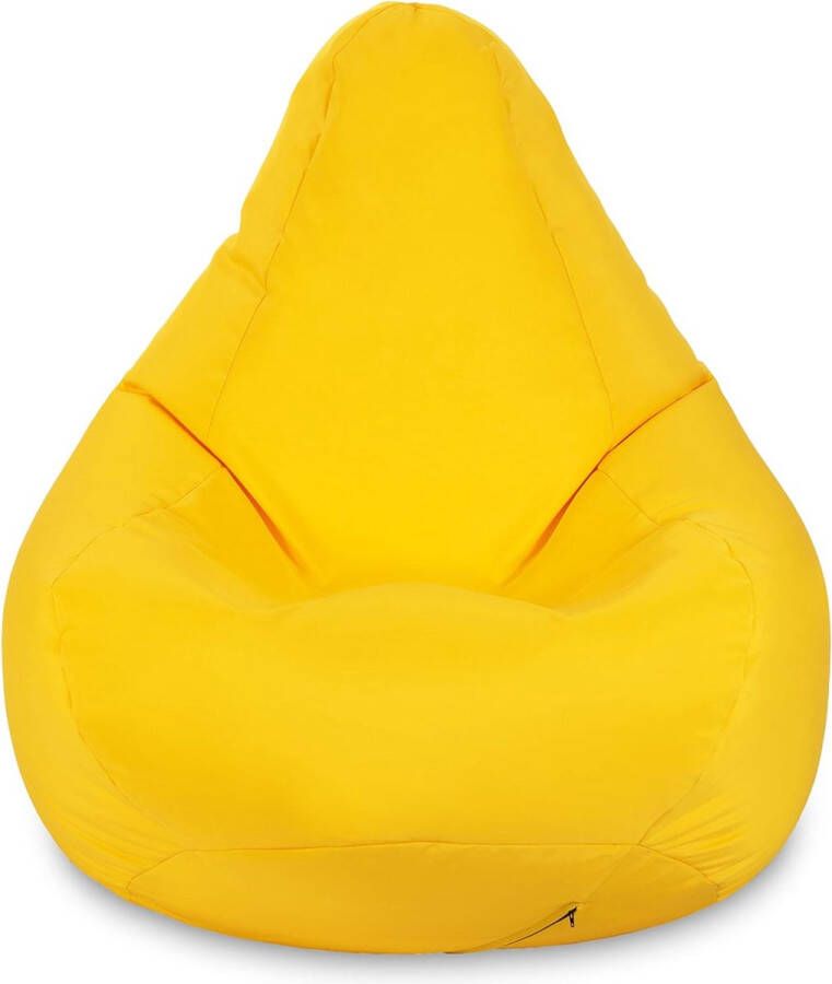 Gaming Zitzak Outdoor Gamingstoel voor binnen-buitenwoonkamer Waterbestendig Ergonomisch ontwerp voor lichaamsondersteuning Duurzaam en comfortabel (geel zitzak)