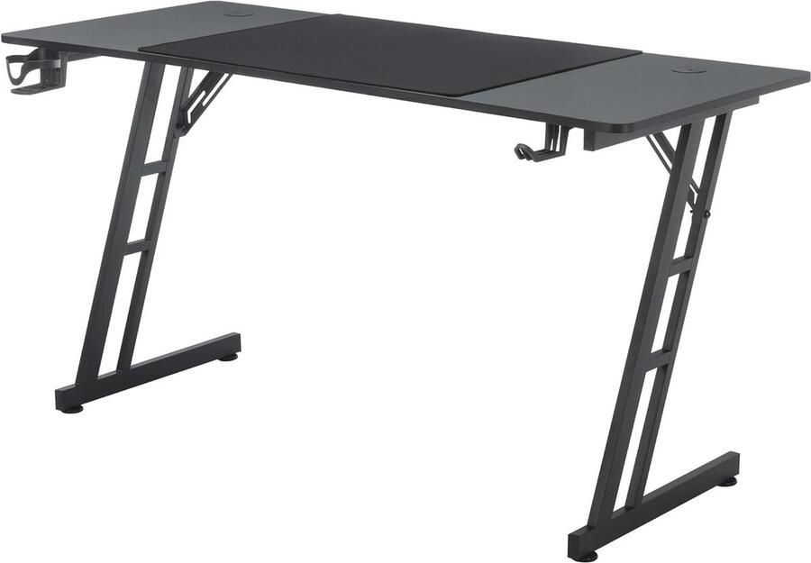 Gamingtafel 140 x 60 cm Ergonomische Bureau voor Gamers