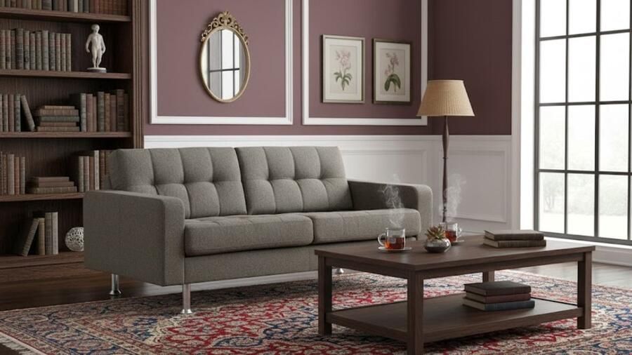 Ganeey ComfortLine 2-Zitsbank – Luxe Stoffen Bank in Lichtbruin – Compacte Designbank met Metalen Poten – Duitse Kwaliteit – Moderne Bank voor Woonkamer – 166 x 92 x 65 cm – Eenvoudige Montage – Met Armleuningen – Scandinavisch Design