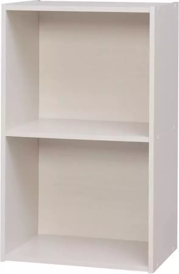 Garderobe 2 kantoorplanken boekenkast stabiel grote capaciteit multifunctioneel massief slaapkamer woonkamer-kantoor-basisplank-CX-2FN-eiken wit