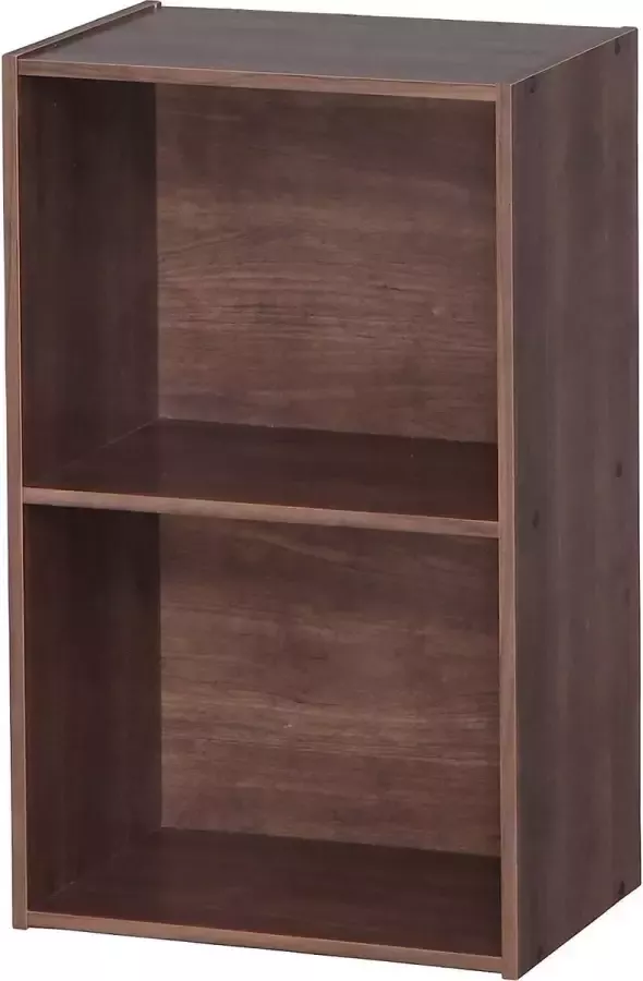 Garderobe 2 kantoorplanken boekenkast stabiel grote capaciteit multifunctioneel solide slaapkamer woonkamer-kantoor-basisplank-CX-2FN-bruin