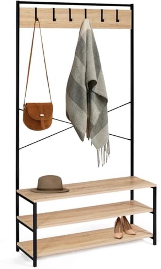 Garderobe voor entree in industrieel design