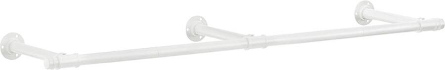 Rootz Living Rootz Garderoberail Stalen Kledingrek Kledingorganizer Cloud White 30 4 cm x 170 cm x 7 cm