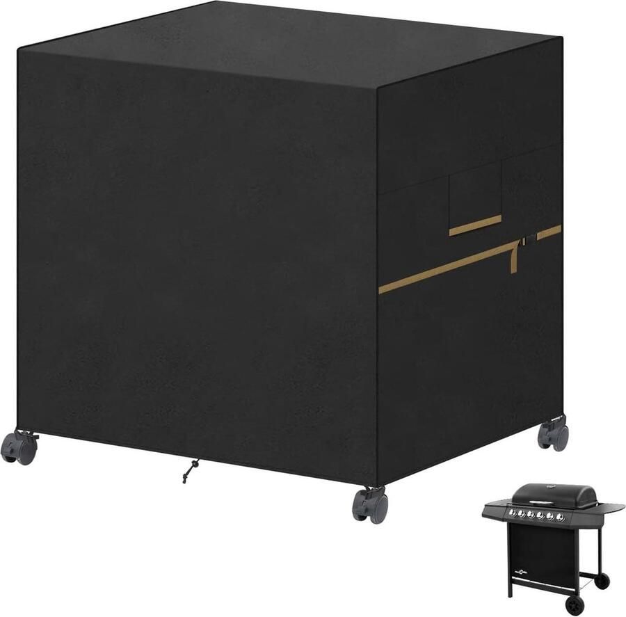 Gas BBQ Cover Waterdichte BBQ Grill Covers voor Outdoor Prep Table Cover voor Keter Unity Draagbare Tafel Gas Grill Cover Houtskool BBQ Cover 90x65x90cm