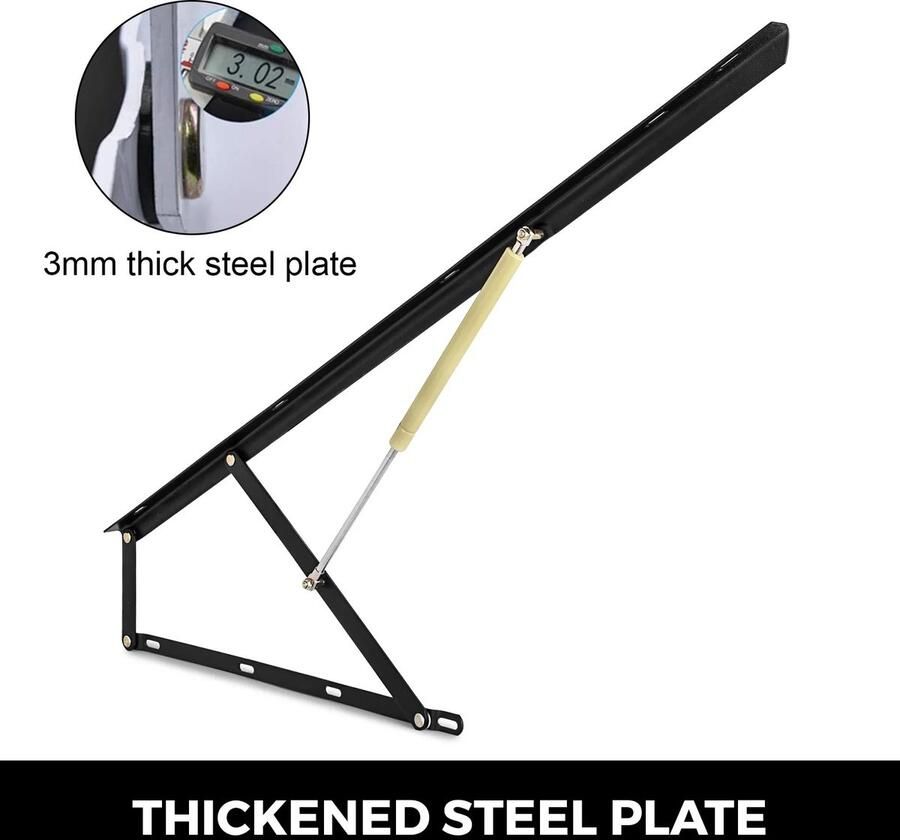 Gasveer Bedlift Bed Lift 2 stuks Hydraulisch Bedlift mechanisme Bed Lifter