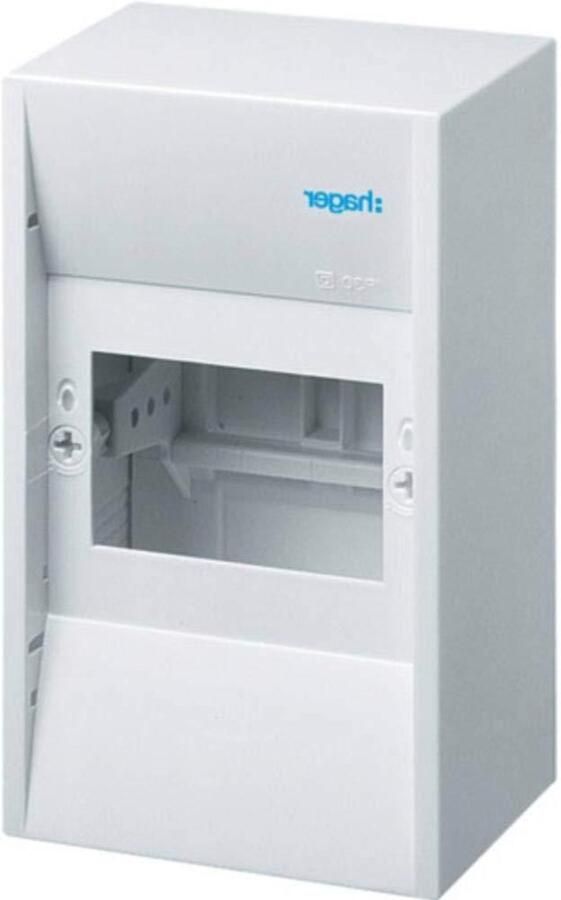 GD104N Mini distributor 180x110x82mm IP30 4 PLE to 63A m.clamps AP mount by Hager