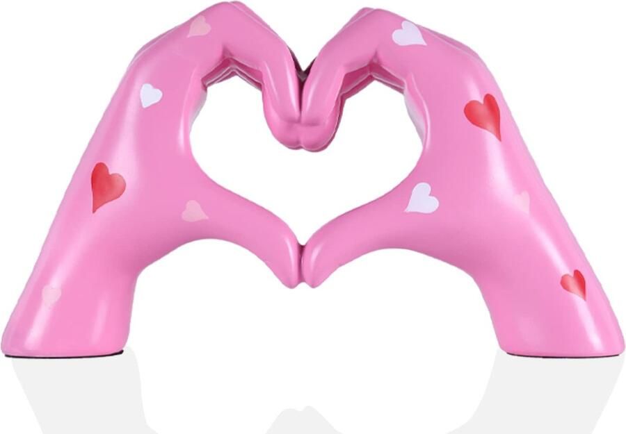 Gebaarbeelden en sculpturen roze kamerinrichting moderne decoratieve beelden voor salontafels woonkamer slaapkamer boekenplanken kantoor decoratieve beeldjes