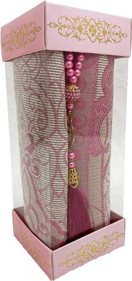 Gebedskleed Complete Geschenkdoos voor Moslims Gebedskleed en Tasbih voor Spirituele Verbondenheid tijdens Belangrijke Islamitische Gelegenheden