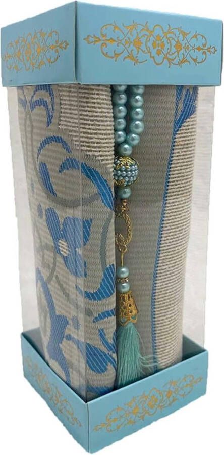Gebedskleed Complete Geschenkset voor Moslims Gebedskleed en Tasbih voor Spiritualiteit tijdens Islamitische Gelegenheden