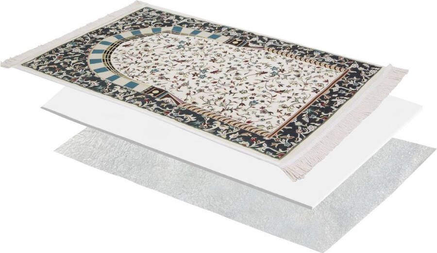 Gebedskleed De Complete FAÍTH Medina Collectie Gebedstapijten Rawza White Gift Set
