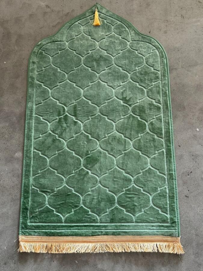 Gebedskleed luxe groen