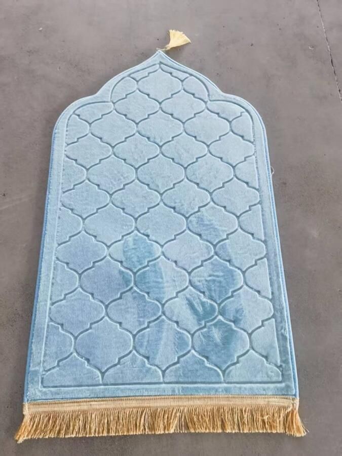 Gebedskleed luxe licht blauw