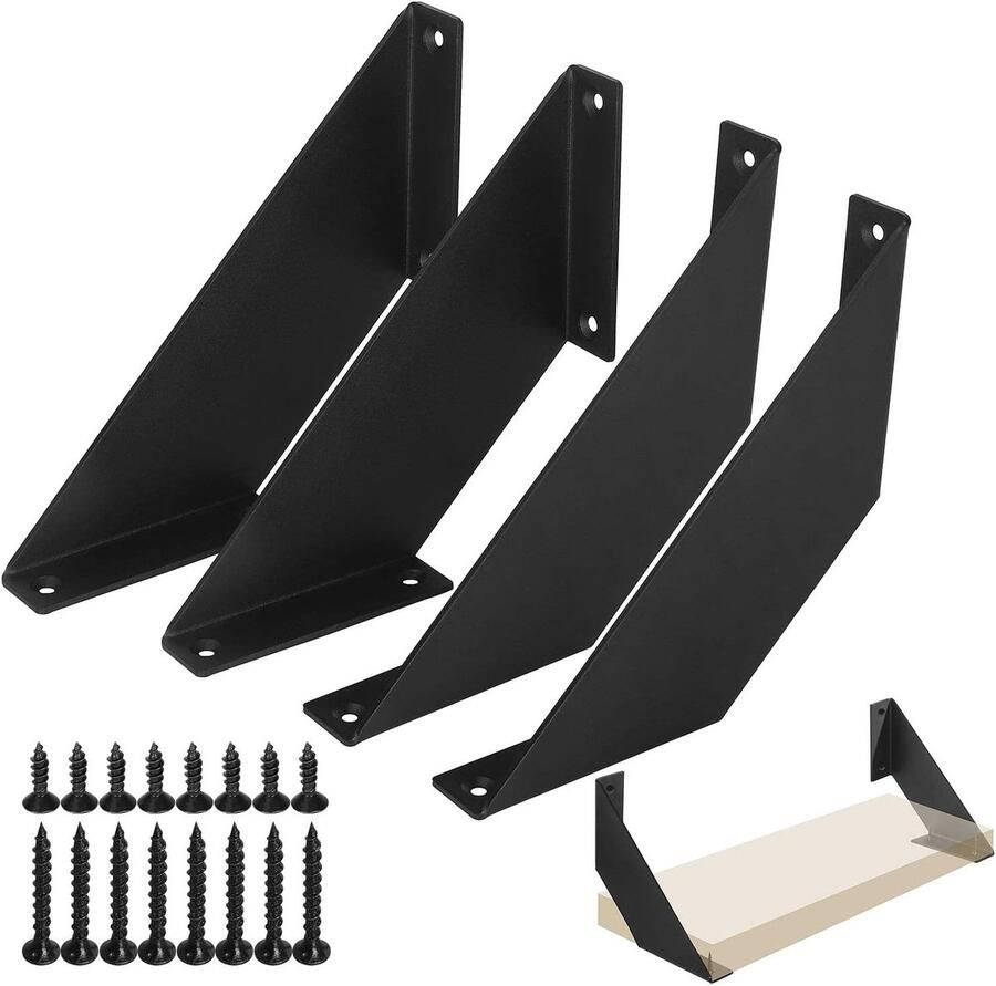 Gebogen Steun voor Sterke en Flexibele Plankmontage