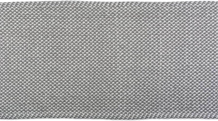 Gebreide Tafelloper 100% Katoen Grijs 15x108