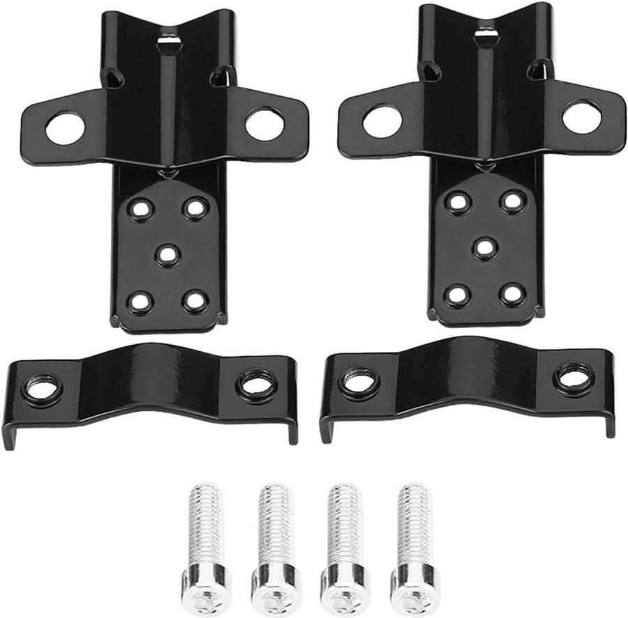 Geen merknaam in titel:Foldable Motorcycle Footrests Small Rubber Passenger Footrests for Universal Fit Custom Bike Rear Bike Footrests Mini Bike Fit for Kawasaki