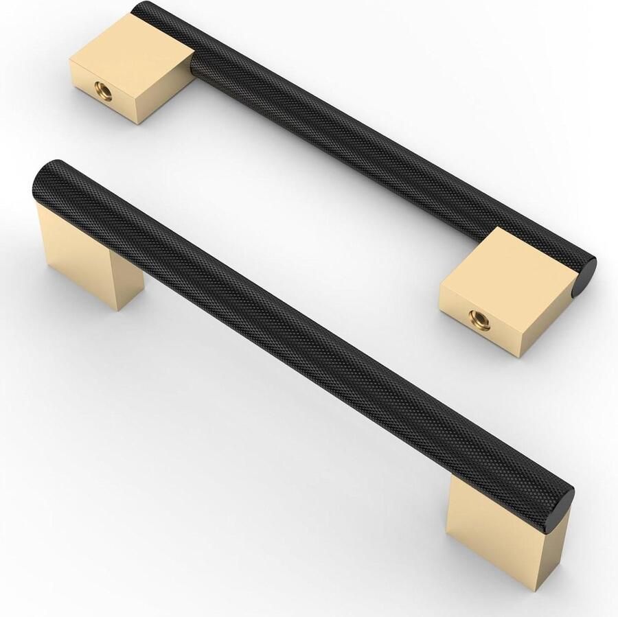 Gekartelde kastgrepen zwart goud 128 mm gatafstand deurgrepen keuken ladegrepen keukengrepen vintage 10 stuks cabinet handle black
