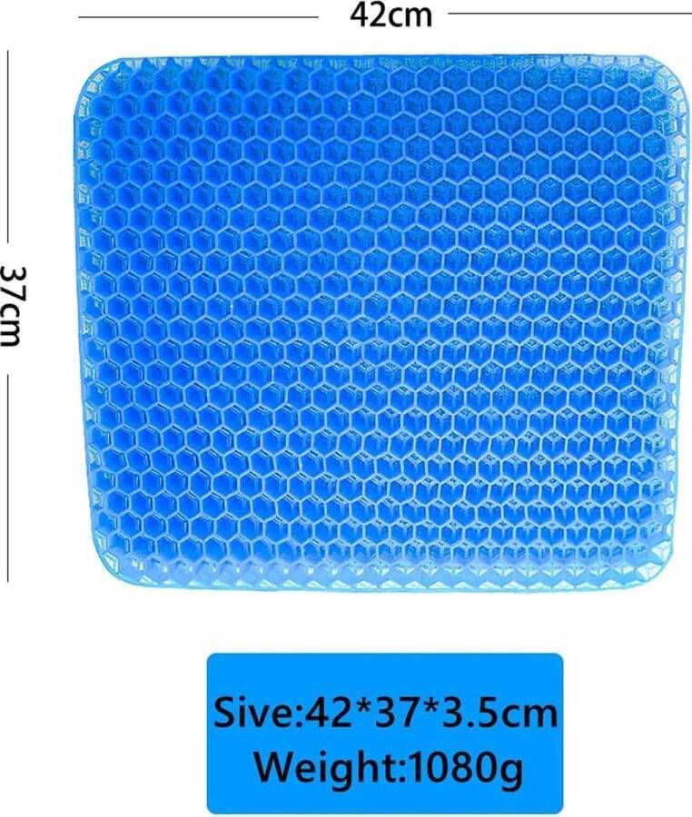 Gel zitkussen in de vorm van bureaustoelen rolstoelen verlicht fysieke orthopedische pijn