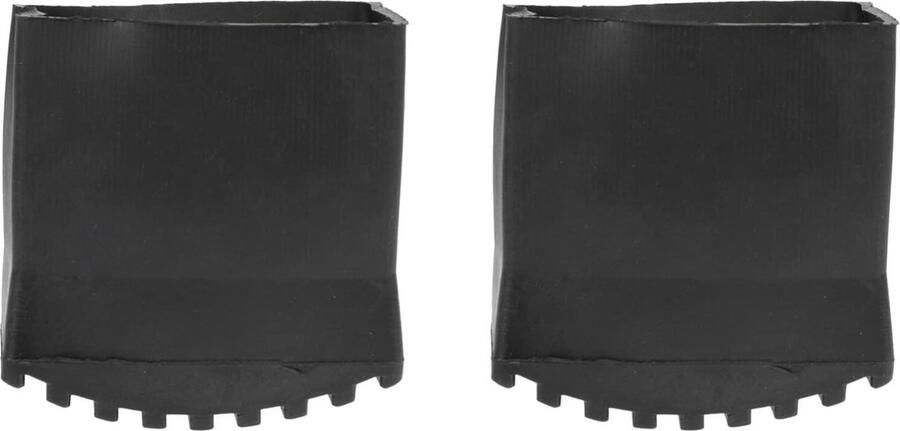 Geleiderbeschermdoppen rubberen ladderpoten ladderschoenen antislip 63 x 25 cm 2 stuks