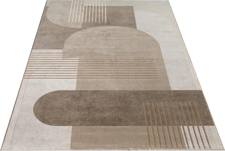 Geometrisch en botanisch patroon Tapijt zachte duurzame korte stapel moderne stijl