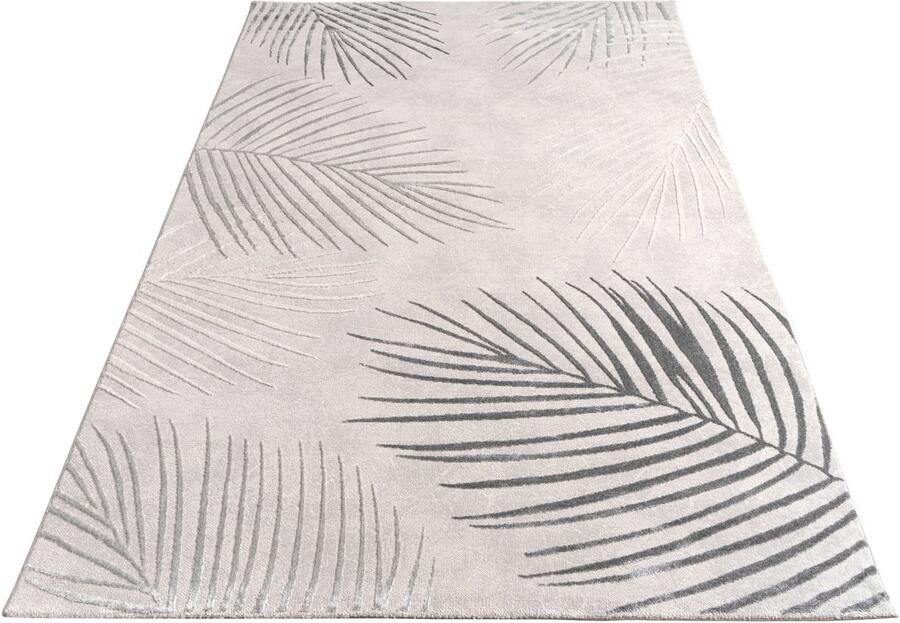 Geometrisch en botanisch patroon Tapijt zachte korte stapel duurzaam en elegant