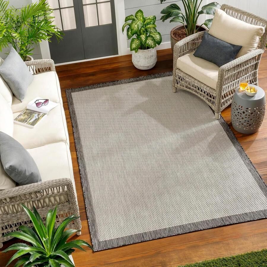 Geometrisch indoor outdoor tapijt 120x170cm