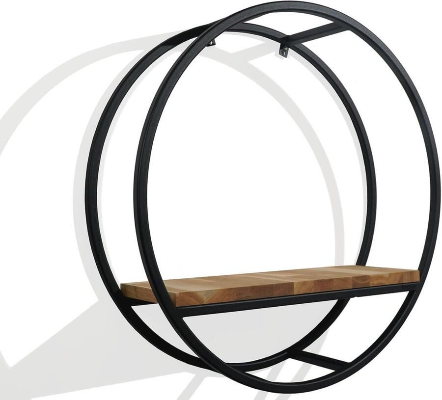 Geometrisch Metalen Hexagon Wandrek 60 cm Minimalistisch Wanddecor voor Woning en Kantoor